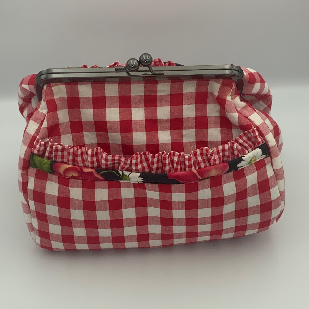Quilted Clutch, Yarn Craft Bag, or Cosmetic Bag